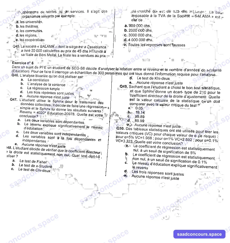 Extrait scanné — Faculté Polydisciplinaire Béni Mellal (Sultan Moulay Slimane) 2018